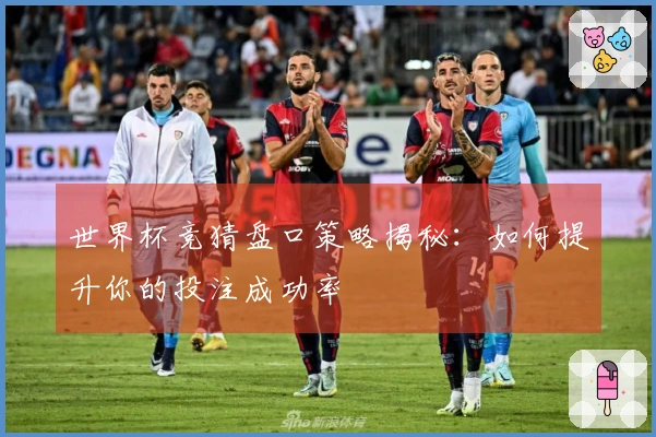 世界杯竞猜盘口策略揭秘：如何提升你的投注成功率