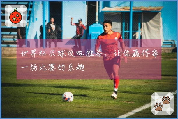 世界杯买球攻略推荐，让你赢得每一场比赛的乐趣