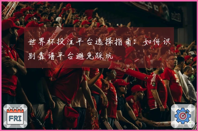 世界杯投注平台选择指南：如何识别靠谱平台避免踩坑